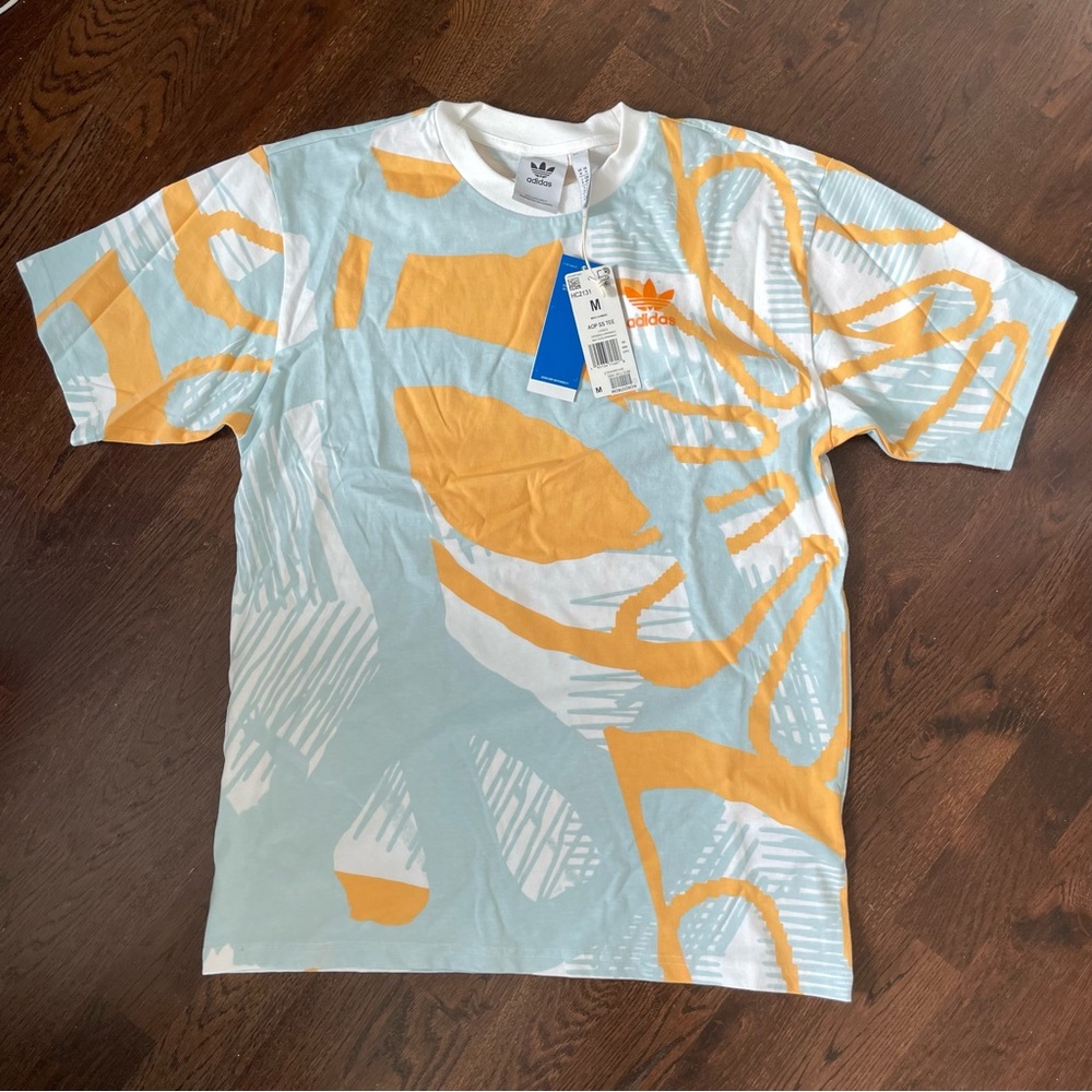 NWT Adidas multi-color Mens shirt
